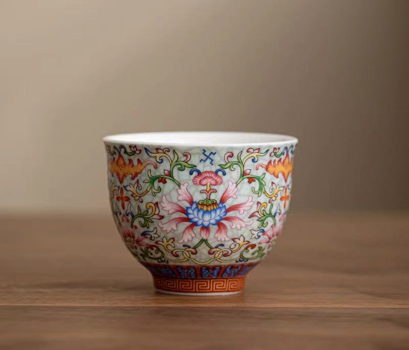 Enameled Tea Cup Master Cup