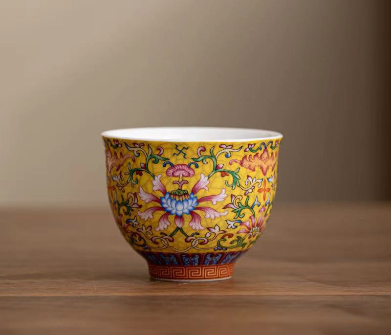 Enameled Tea Cup Master Cup