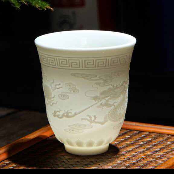 White Porcelain Lamb's Jade Porcelain Teacup