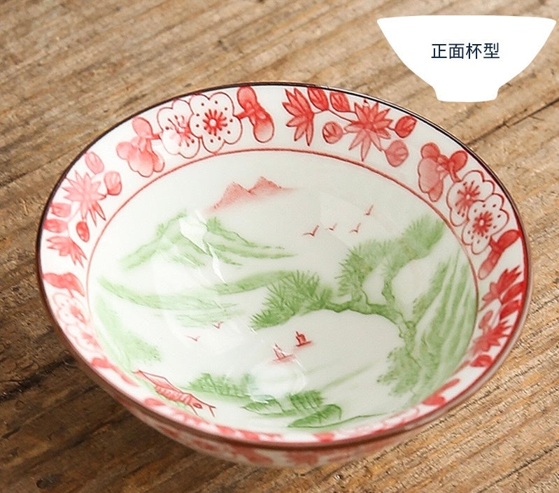 Two-color Celadon Teacup