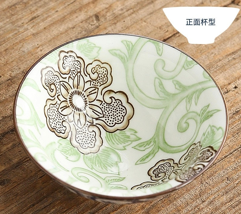 Two-color Celadon Teacup