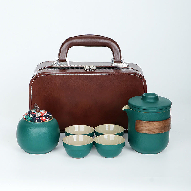 Portable Outdoor Car Travel Kung Fu Tea Set