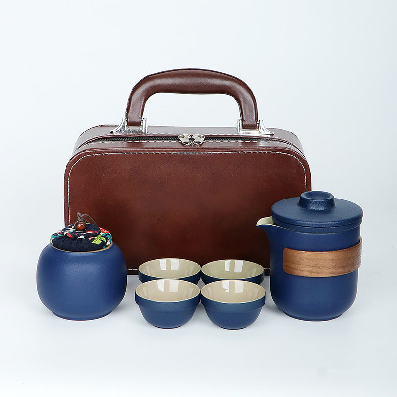 Portable Outdoor Car Travel Kung Fu Tea Set