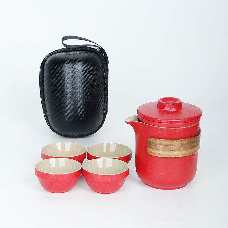 Portable Outdoor Car Travel Kung Fu Tea Set