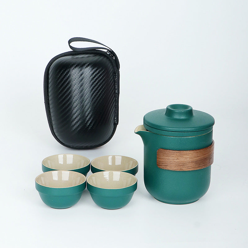 Portable Outdoor Car Travel Kung Fu Tea Set